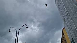 Flyover - helicopters. National Parade on the Flag Day of the Finnish Defence Forces in Jkl. #Army