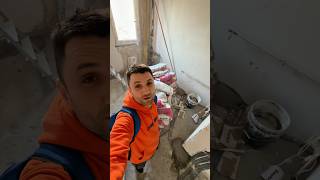Noutăți de la apartament 🥶 am turnat șapa #shorts #renovareapartament