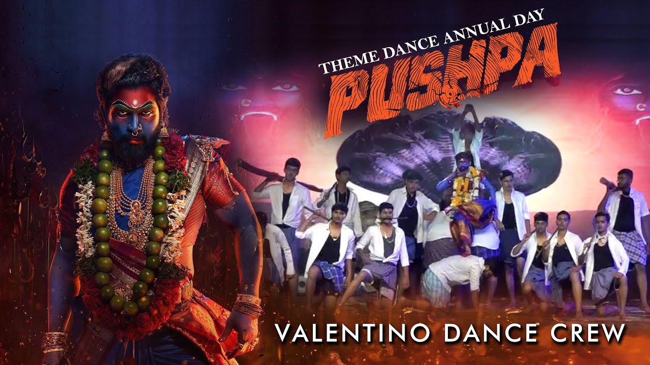Pushpa Theme Dance Choreography || Valentino Dance Crew || Annual Day NBIS 2024