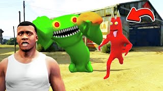 БАНБАН ОХОТИТСЯ НА МЕНЯ! Garten of Banban НАБНАБ и ОБЗОР МОДА в GTA 5 ВИДЕО