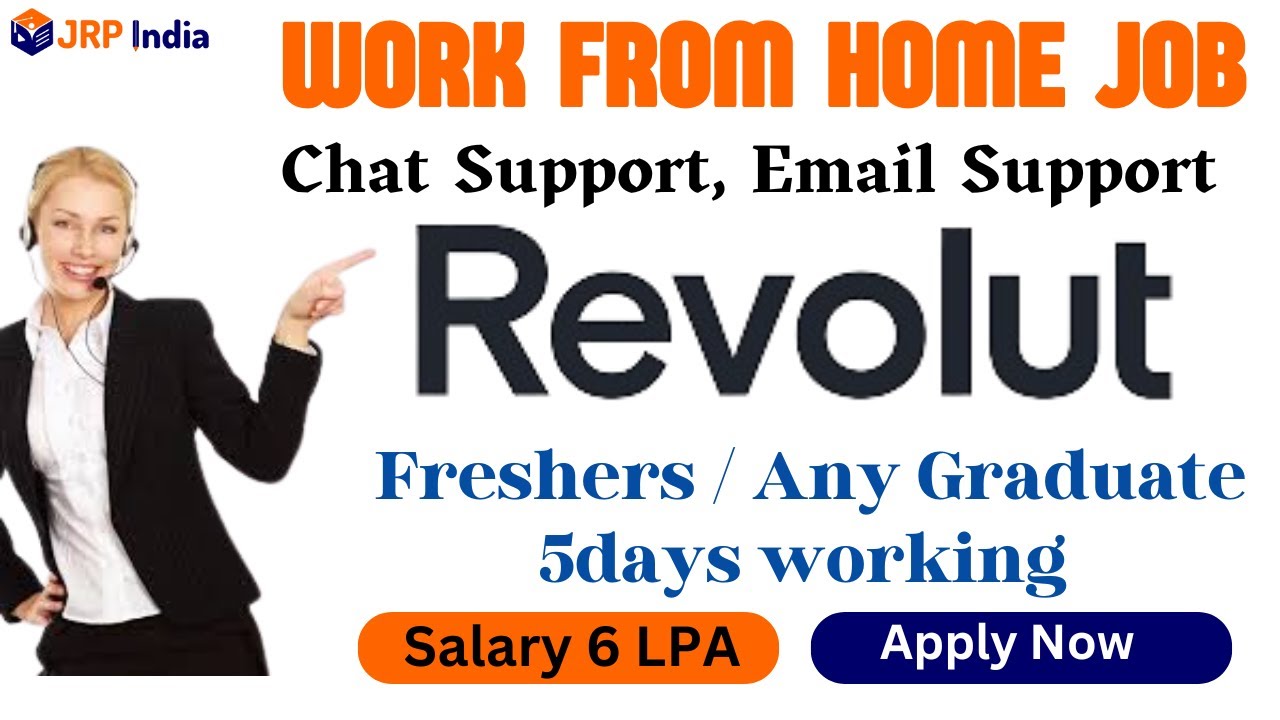 Revolut Hiring Work from home Chat Email Voice Support Salary 40k