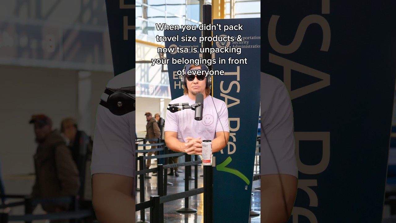 Pack Travel Size Essentials, so TSA doesn’t embarrass you before the trip even starts! 