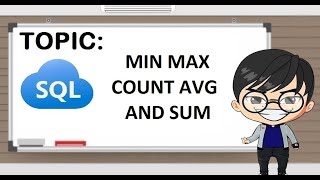 SQL Statistic Statement (MIN, MAX, COUNT, AVG and SUM) | Tagalog