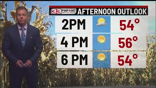 Mostly sunny and cool Thursday