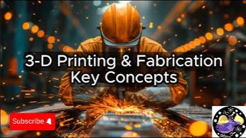 3-D Printing & Fabrication - Lesson Overview Key Concepts Discussion Study Tool - Audio