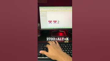 Scissor✂️ MS Word Symbol Shortcut ASMR