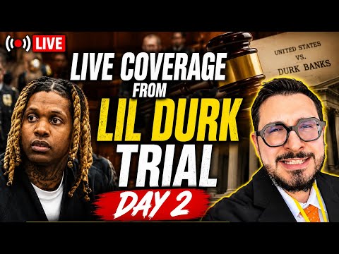 Lil Durk's Live Coverage on day 2 outside of the court room w/ Trap Lore Ross!! Racist Juror removed