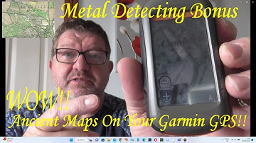 WOW! Amazing Old Overlaid Maps On Your Garmin GPS for Metal Detecting #metaldetecting