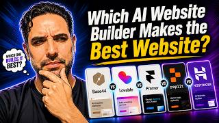 Which AI Website Builder Makes the Best Website Base 44, Lovable, Framer, Replit And Hostinger