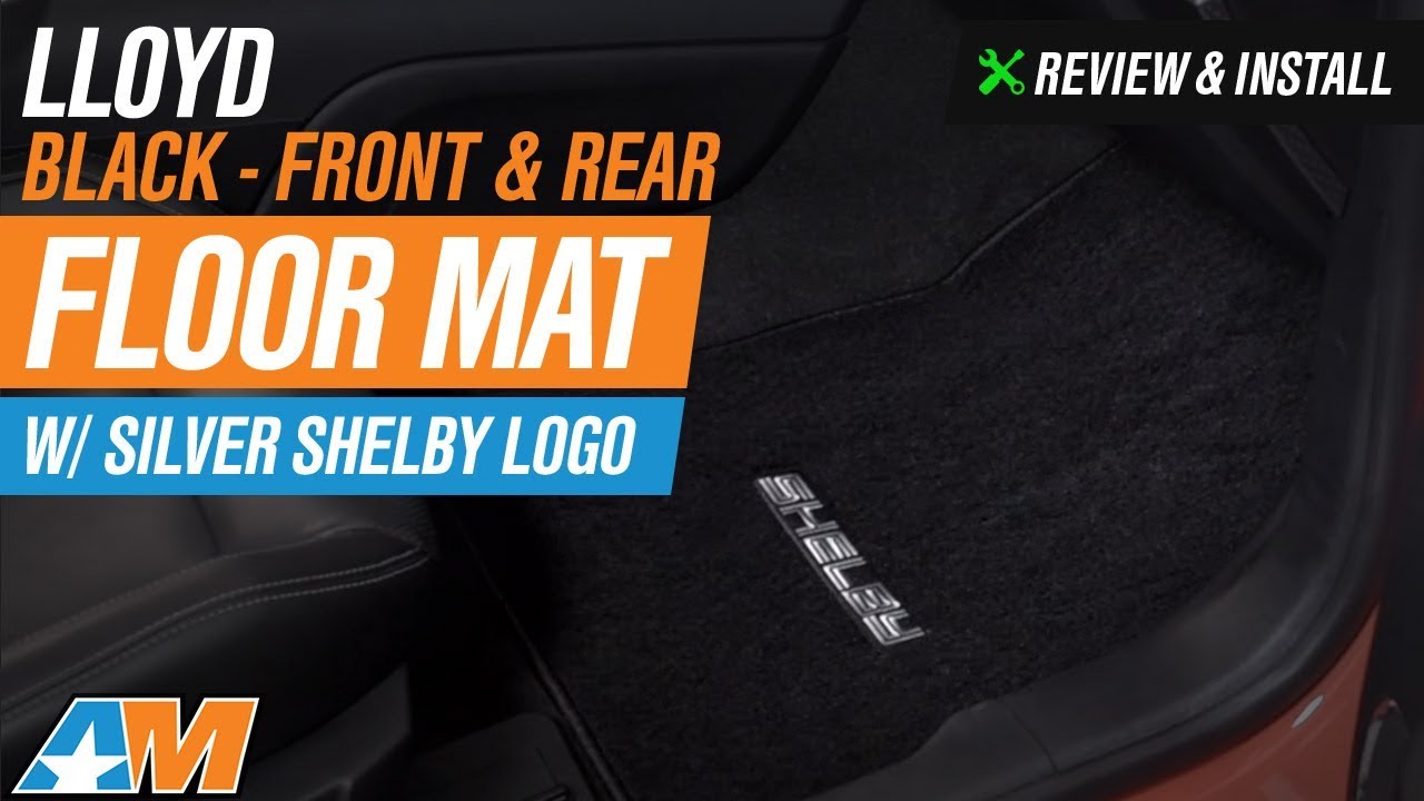 performance parts bmw 2015-2017 Mustang Lloyd Black Floor Mat w/ Silver Shelby Logo - Front & Rear Review & Install