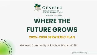 Introducing Geneseo CUSD #228's Strategic Plan