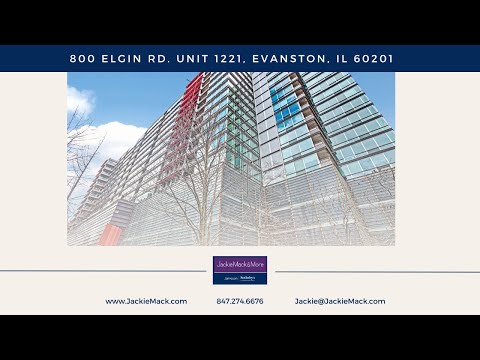 800 Elgin Rd Unit 1221, Evanston, IL home video tour