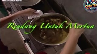 Rendang untuk mertua