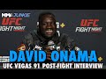 David onama explains weight miss thought he beat jonathan pearce at his own game  ufc on espn 55