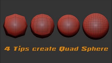 4 Tips create Quad Sphere in 3Dsmax modeling - Free dowload Plugin