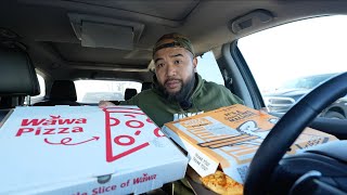 Trying Little Ceasar's Crazy puffs + Wawa Pizza vs Little Ceasars Showdown