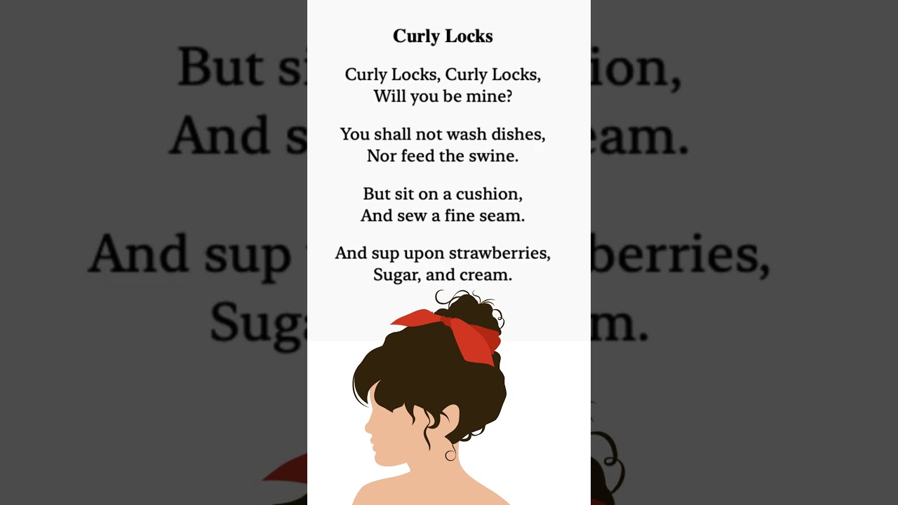 Curly Locks from 201 Nursery Rhymes & Sing Along Songs for Kids