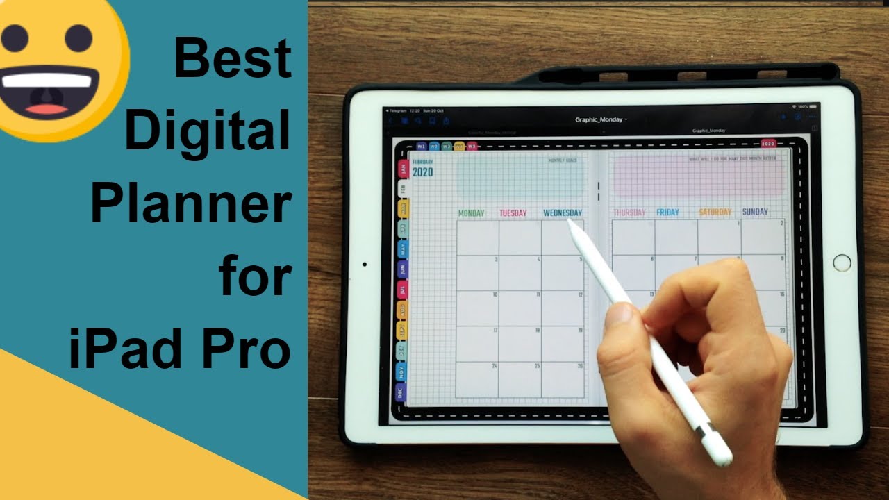 Best Digital Planner for iPad Pro Goodnotes template Plan With Me