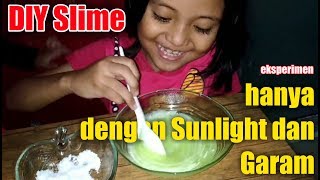 How To Make Slime From Sunlight And Salt