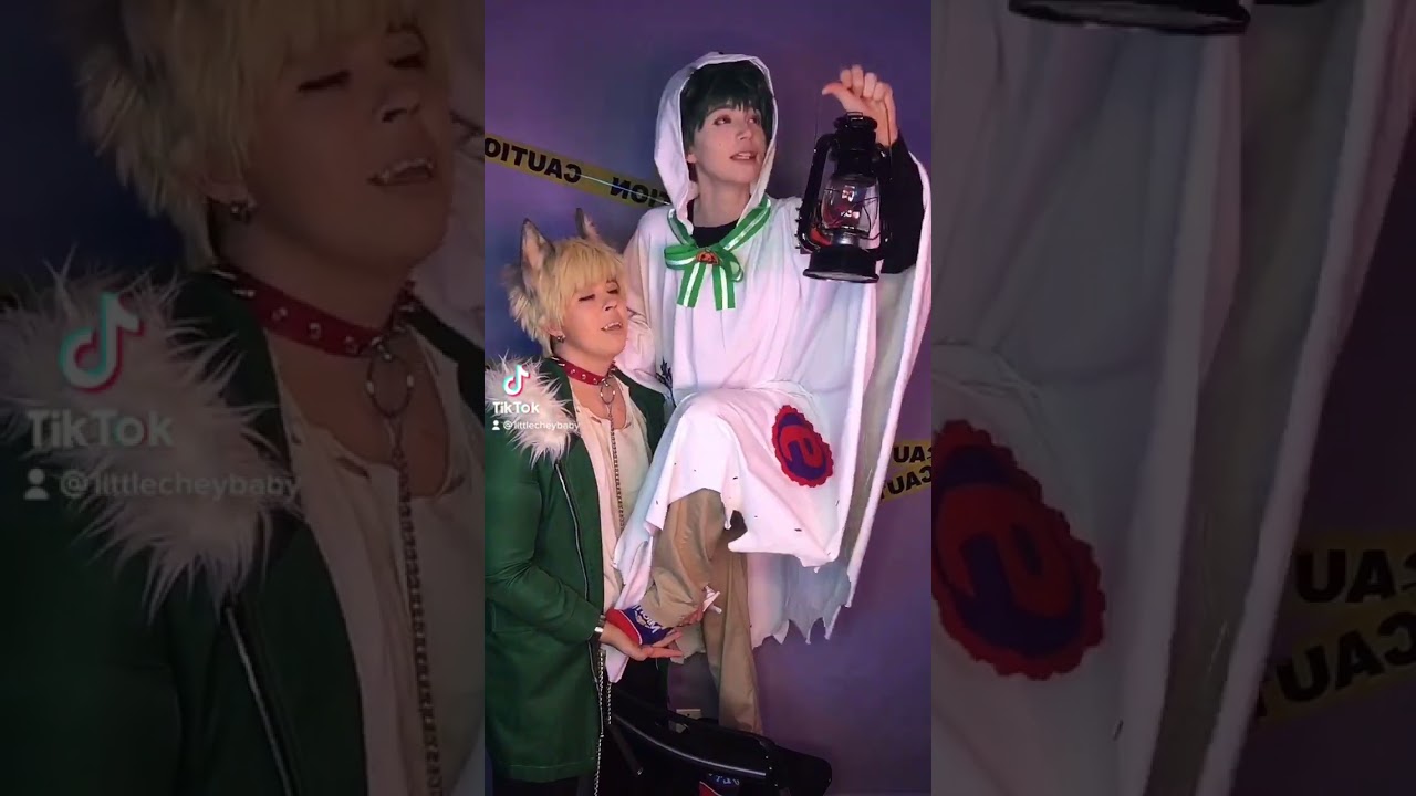 Happy Halloween! - Wolf Bakugou / Ghost Deku ( MHA / BNHA)