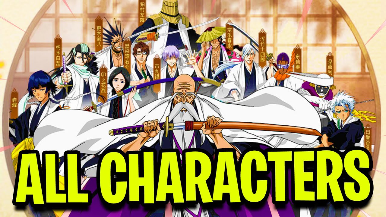 All Characters Available! Bleach Reiatsu Duel YouTube