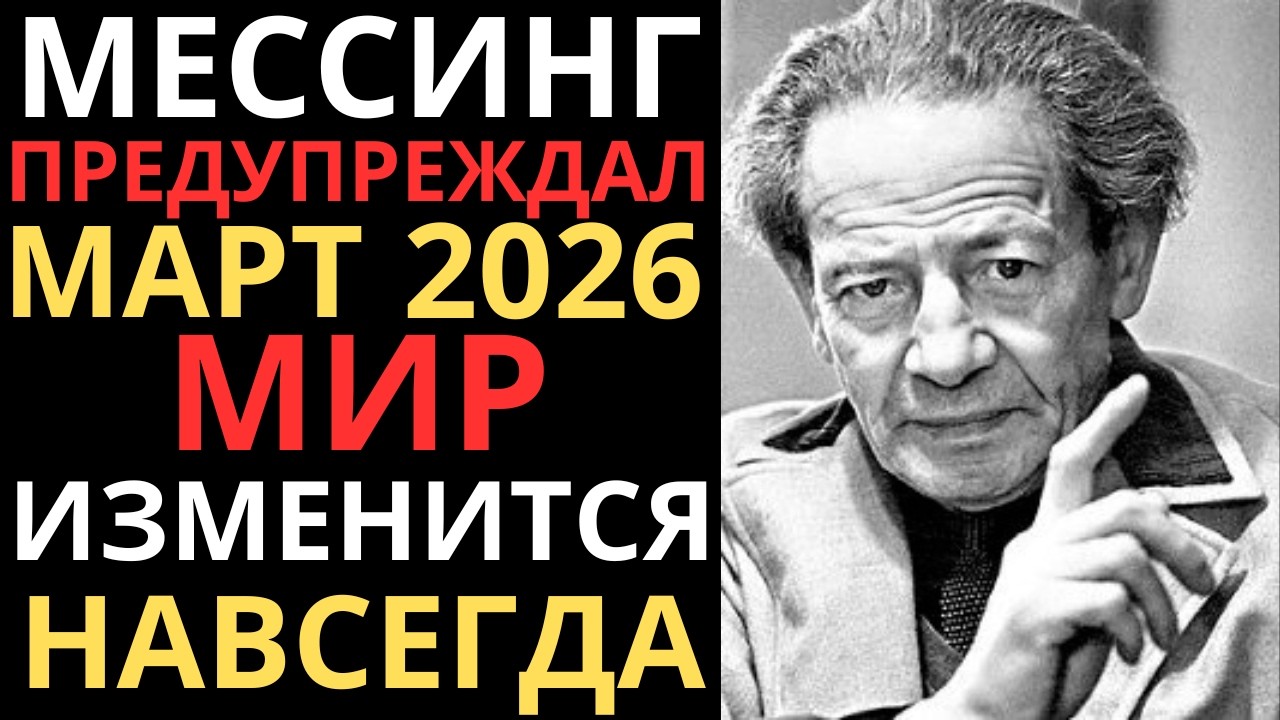 МЕССИНГ предсказал удар по Ирану ещё 52 года назад Март 2026 — роковая точка, после которой мир уже