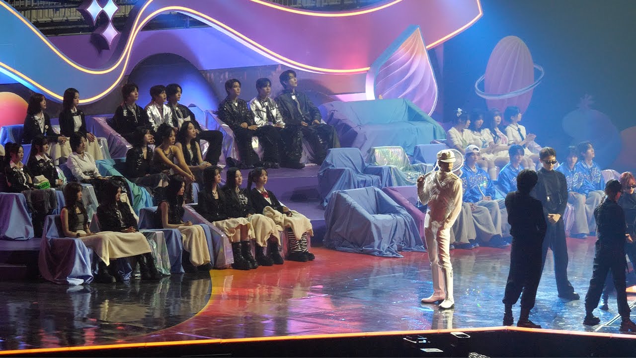 ATEEZ stage reaction (RIIZE tripleS BOYNEXTDOOR TWS QWER BIBI 이영지) MMA 멜론 뮤직어워드 /24.11.30/