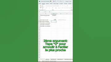 Maîtrise ARRONDI() en Seulement 14 Secondes #excel #formation #astuceexcel