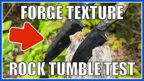 Forge Texture Acid Wash Knife Test