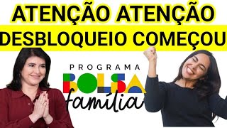 ATENÇÃO JA COMEÇOU DESBLOQUEIO