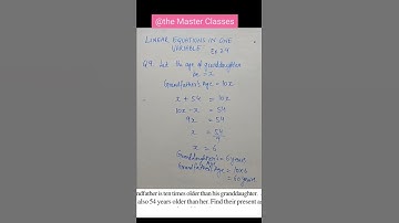 Ex-2.4 Q-9 | LINEAR EQUATIONS IN ONE VARIABLE | CLASS 8 #shorts #ytshorts #maths #viral #trending