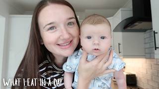 WHAT I EAT IN A DAY 8 WEEKS POSTPARTUM & catch up @HannahMarling
