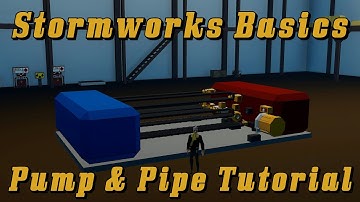 Stormworks Basics: Pump & Pipe Tutorial #stormworks #tutorial