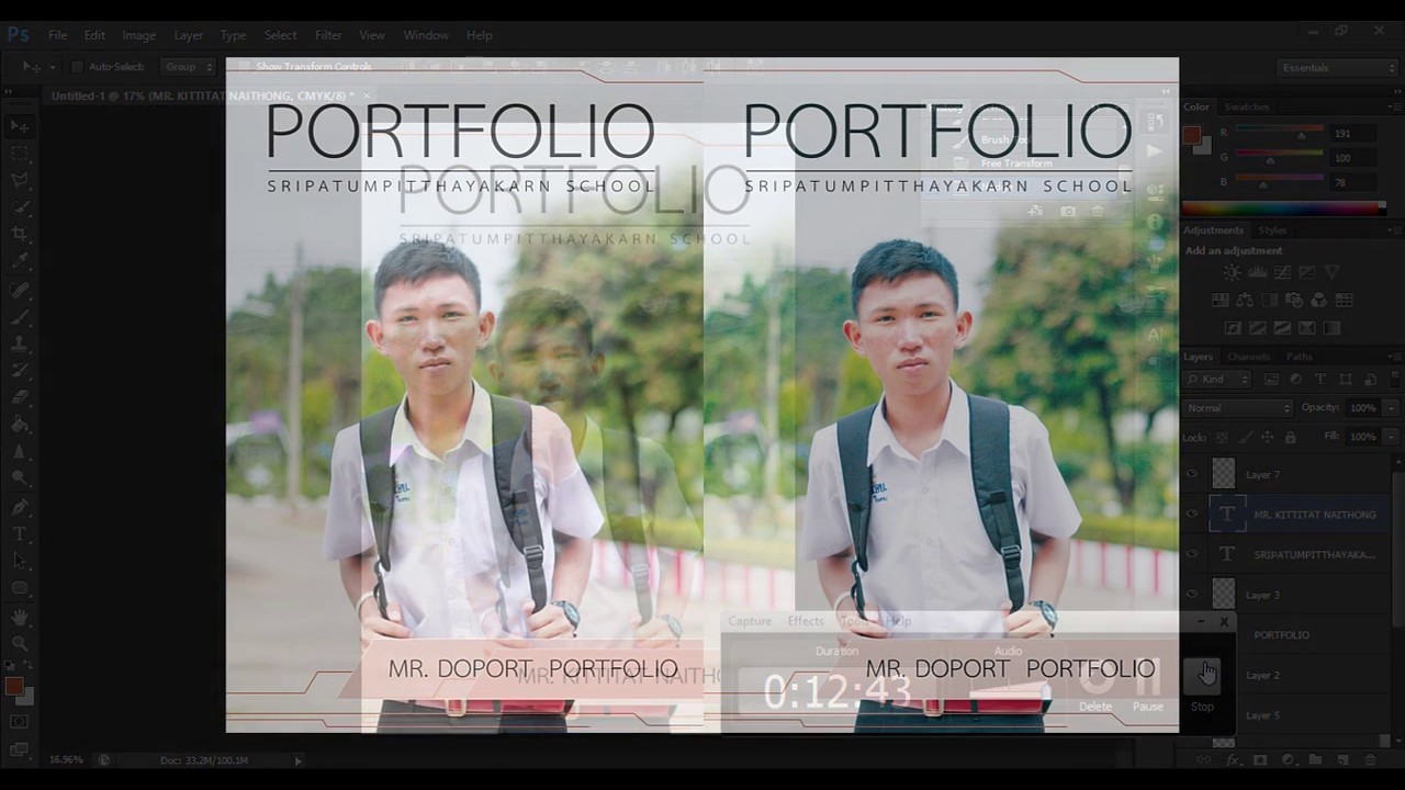 การ ทำ portfolio site