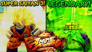 Becoming The Strongest Saiyan (Legendary & SSJ3!) In Roblox Anime Fighting Simulator!