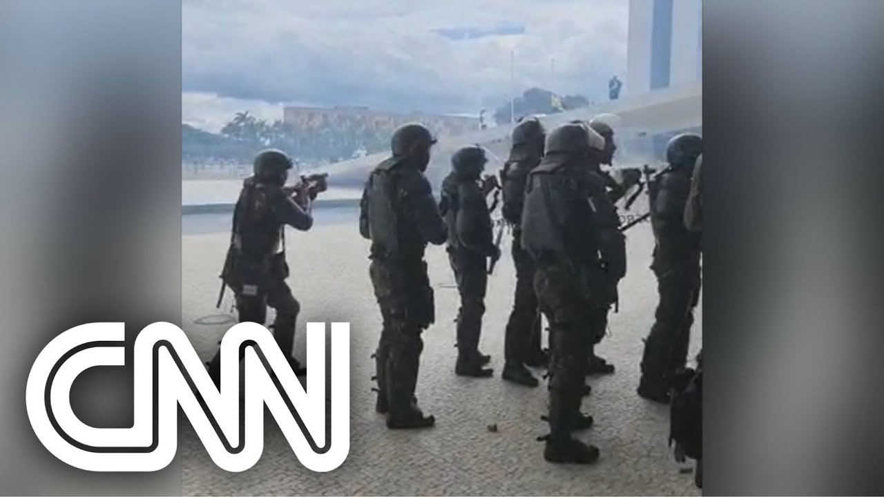 Vídeos mostram ação das forças de segurança em Brasília | CNN PRIME TIME