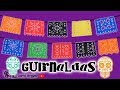 12 Diseños de papel picado /Guirnaldas dia de muertos