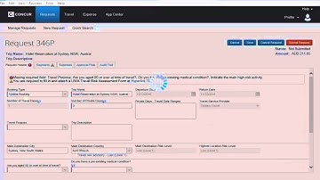 Concur Booking a Hotel