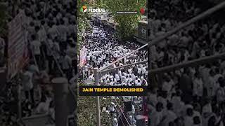 Jain Community Protests BMC Over Temple Demolition in Vile Parle