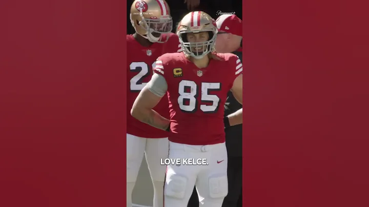 George Kittle is a Travis Kelce Fan! #shorts