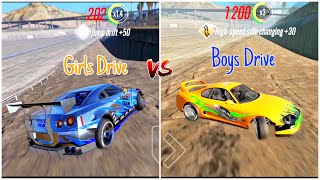 Boys Vs Girls Drive in CARX DRIFT RACING 2