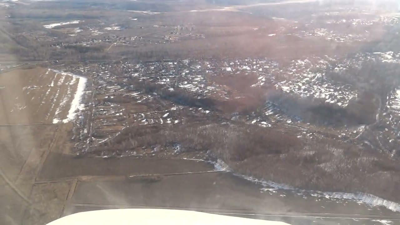 Авиокомпания СиЛА  Let L-410 Turbolet . Посадка аэродром Благовещенск. Апрель 2022г.