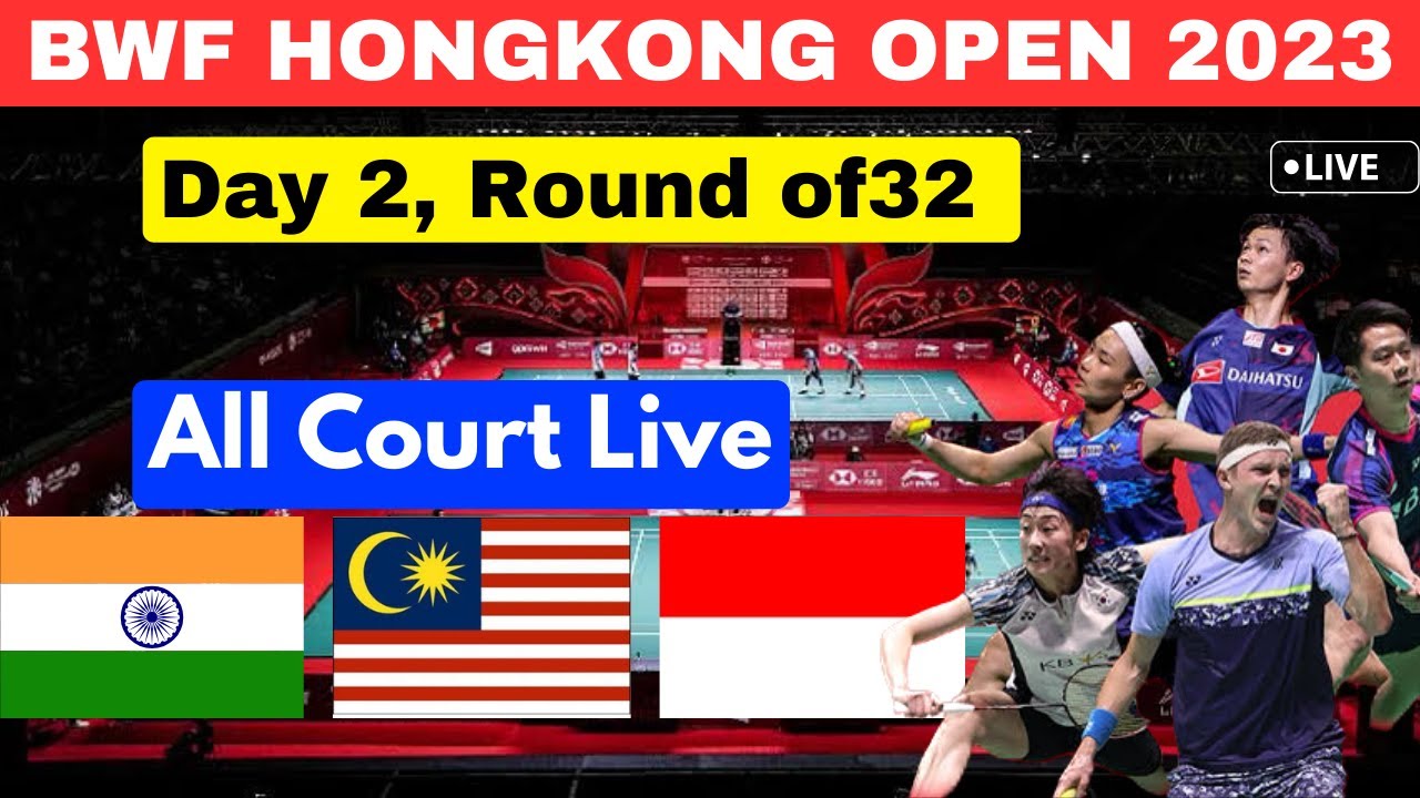 BWF Victor Hong Kong Open 2023 Day 2, Round of 32 Malaysia , India , Indonesia LEE ZII JIA
