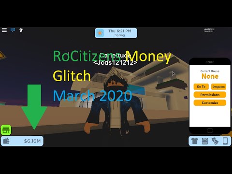 Roblox Rocitizens Money Glitch 2018 March