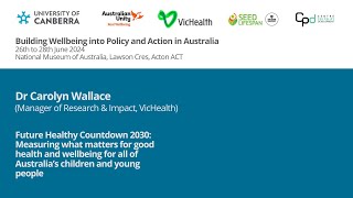 Carolyn Wallace - Future Healthy Countdown 2030