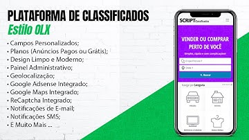 SCRIPT DE CLASSIFICADOS, estilo olx | AGÊNCIA SPEED