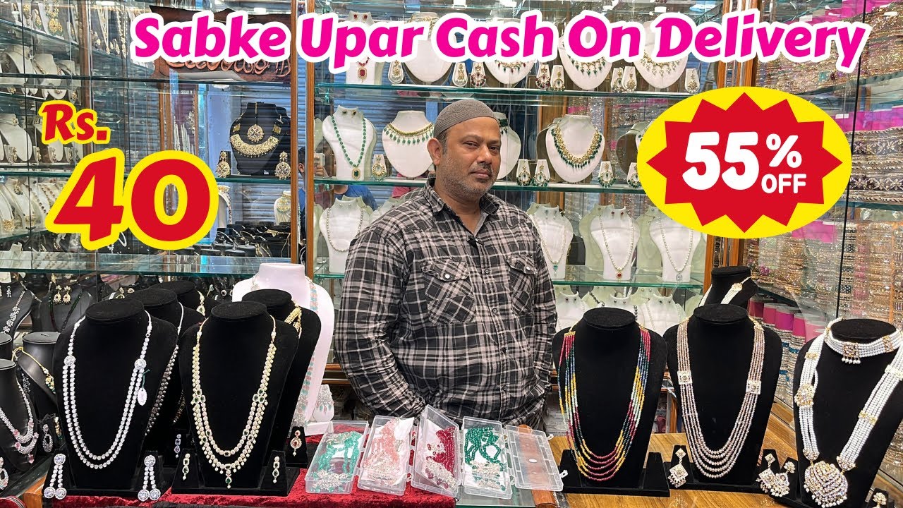 Flat 55% OFF Code Ke Upar || Charminar Real Pearls Harr Sathlada Jadav Dimond AD Bangles Neck sets