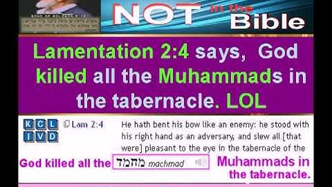 Found many Muhammad in Bible