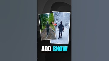 Instagram Trending Snowfall Video Editing 🤯| Ai Snowfall Effect Reels