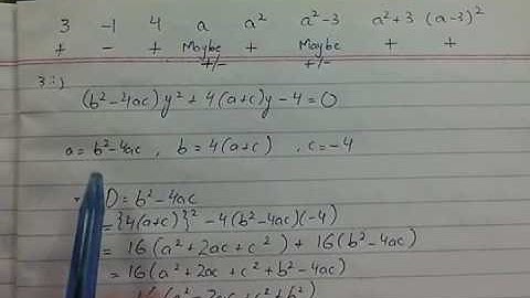 XI Math Chap 3 - Equations Ex 3.5 (Nature of Roots) Solution by Sir Ahsan Abdullah Patel - Part 3